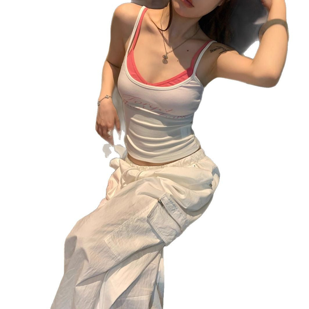 Layered-Look Contrast Cami
