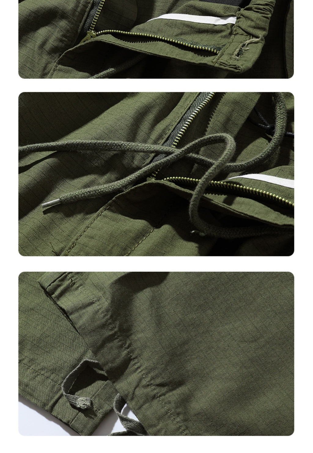 Multi-Pocket Wide-Leg Cargo Pants