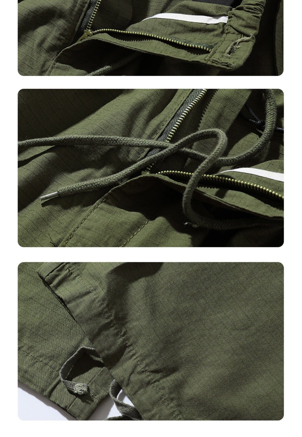 Multi-Pocket Wide-Leg Cargo Pants