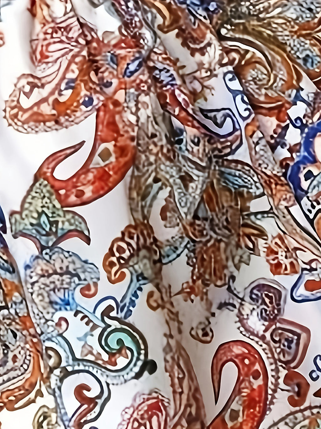Paisley Pleated Cami