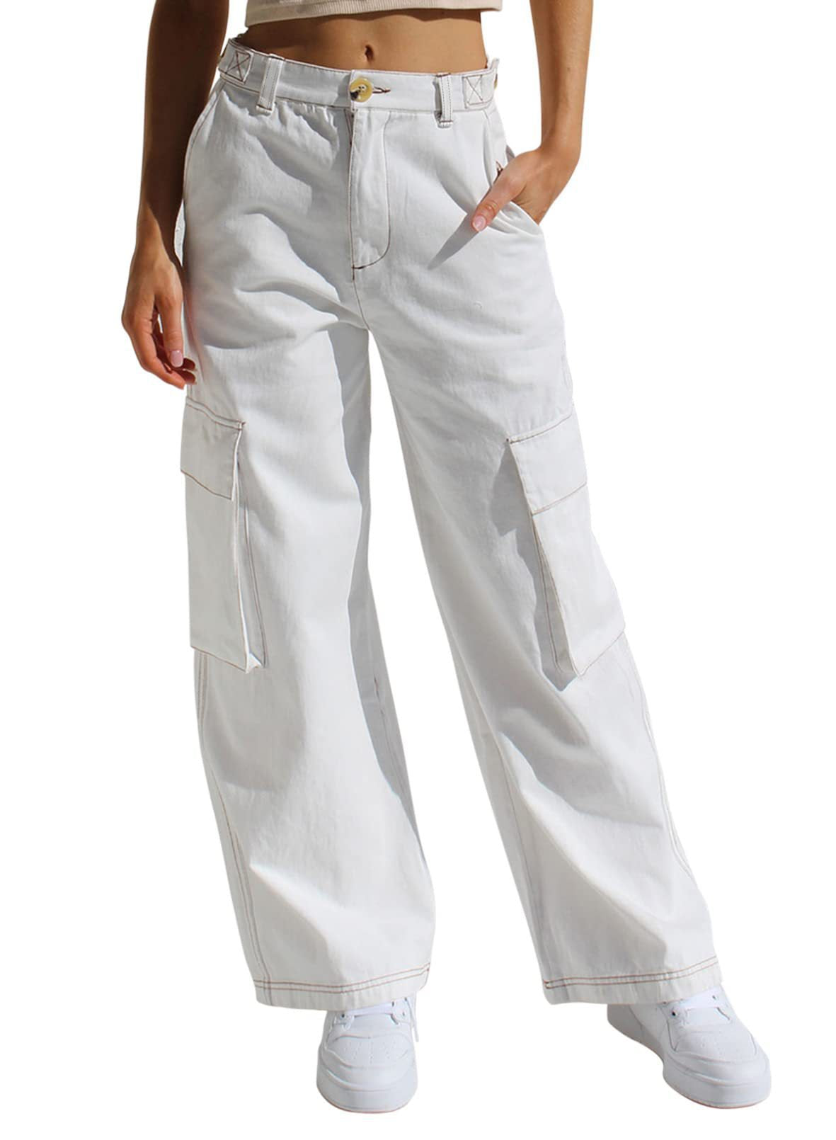 Multi-Pocket Cargo Jeans