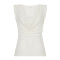 Layered-Look Cowl-Neck Top