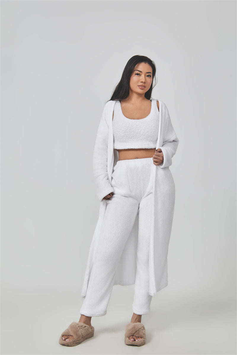 Three-Piece Lounge Set — White