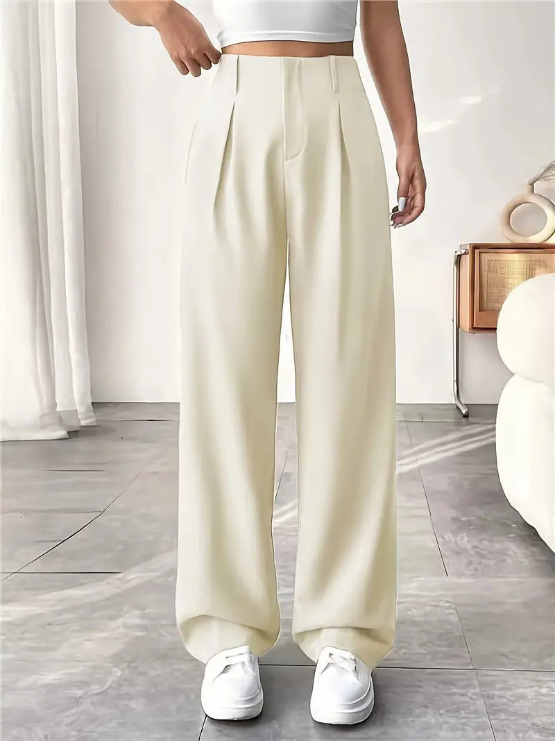 Tailored Wide-Leg Trousers