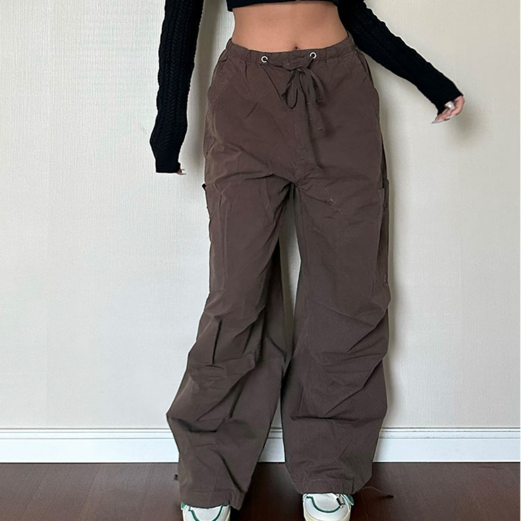 Drawstring Cargo Pants