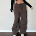 Drawstring Cargo Pants