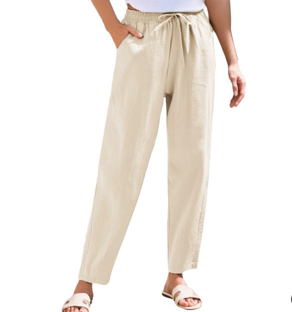 Drawstring Relaxed Pants