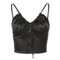 Ruffle-Trim Corset Cami